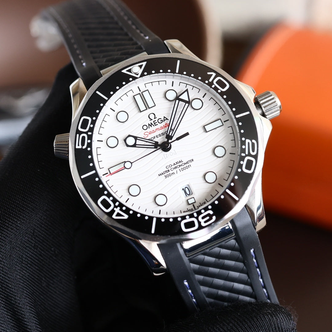 Omega Seamaster Diver 300M White Dial
