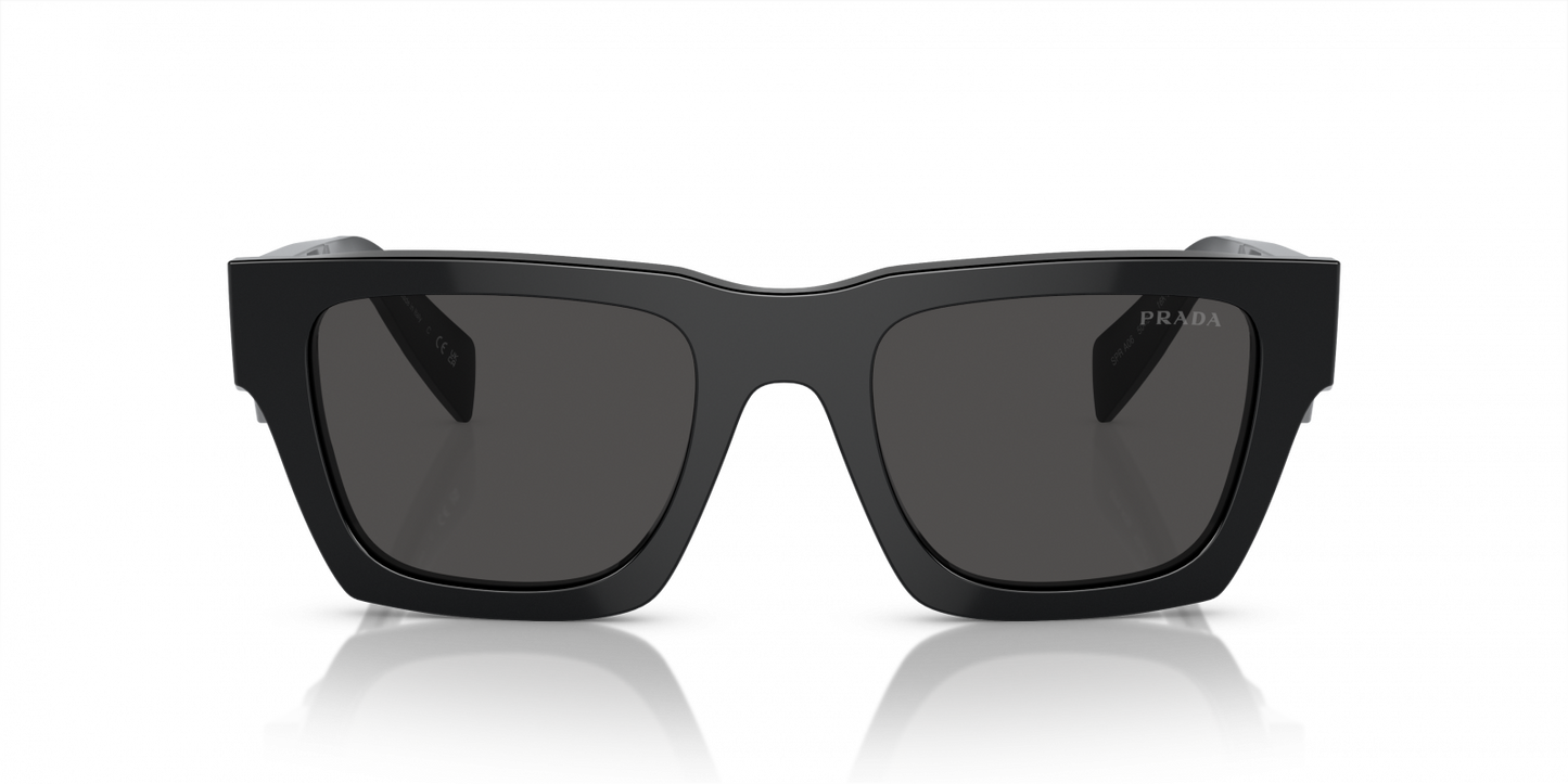 Prada PR A06S 16K08Z Men's Sunglasses - Black Frame, Dark Grey Lenses
