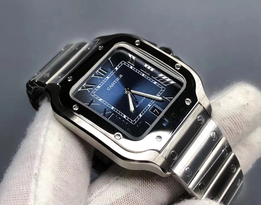 Cartier Santos de Cartier Blue Dial