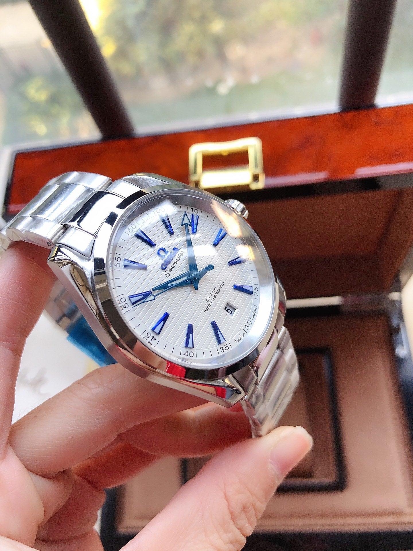 Omega Seamaster Aqua Terra White Dial