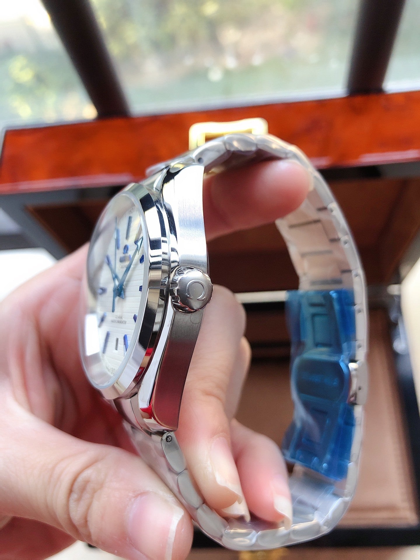 Omega Seamaster Aqua Terra White Dial