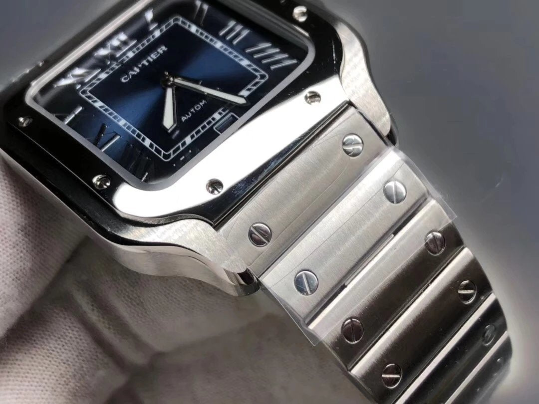 Cartier Santos de Cartier Blue Dial