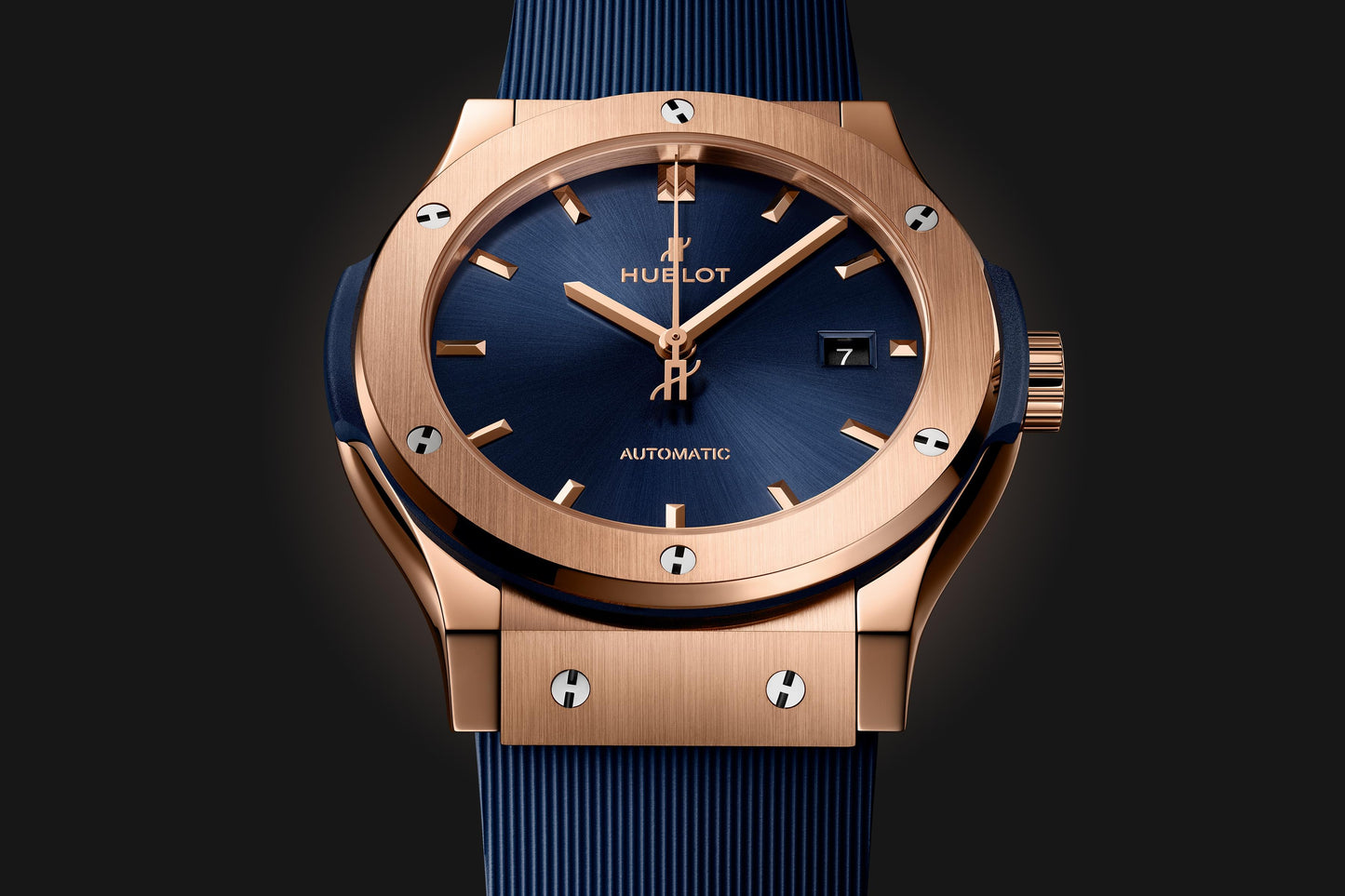Hublot Classic Fusion Titanium Gold Blue