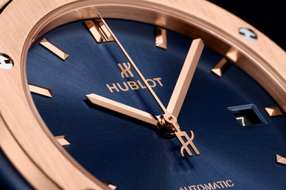 Hublot Classic Fusion Titanium Gold Blue