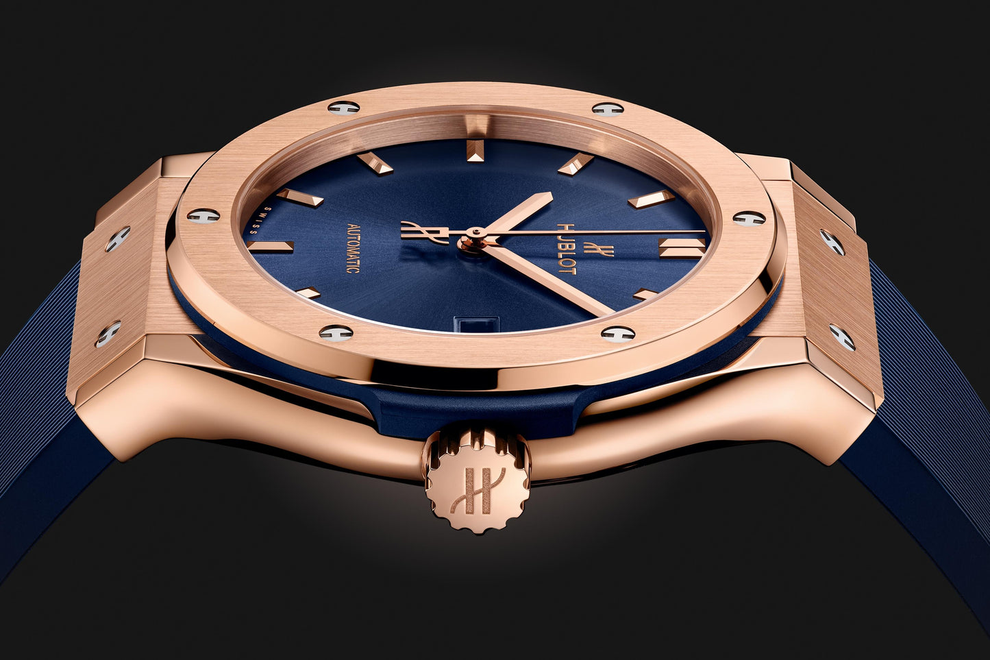 Hublot Classic Fusion Titanium Gold Blue