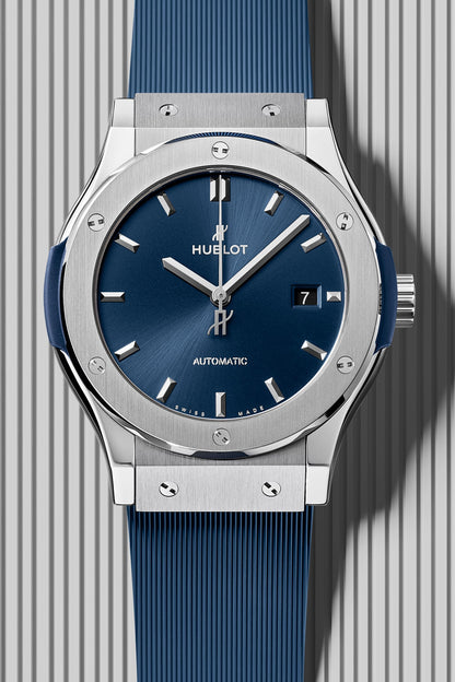 Hublot Classic Fusion Titanium Blue