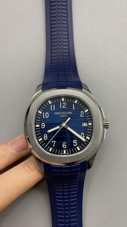 Patek Philippe Aquanaut 3285 V3 – AAA+ 5168G-001 White Gold Blue Dial (2025)